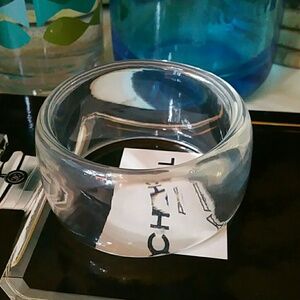 Vintage Clear Lucite Bracelet